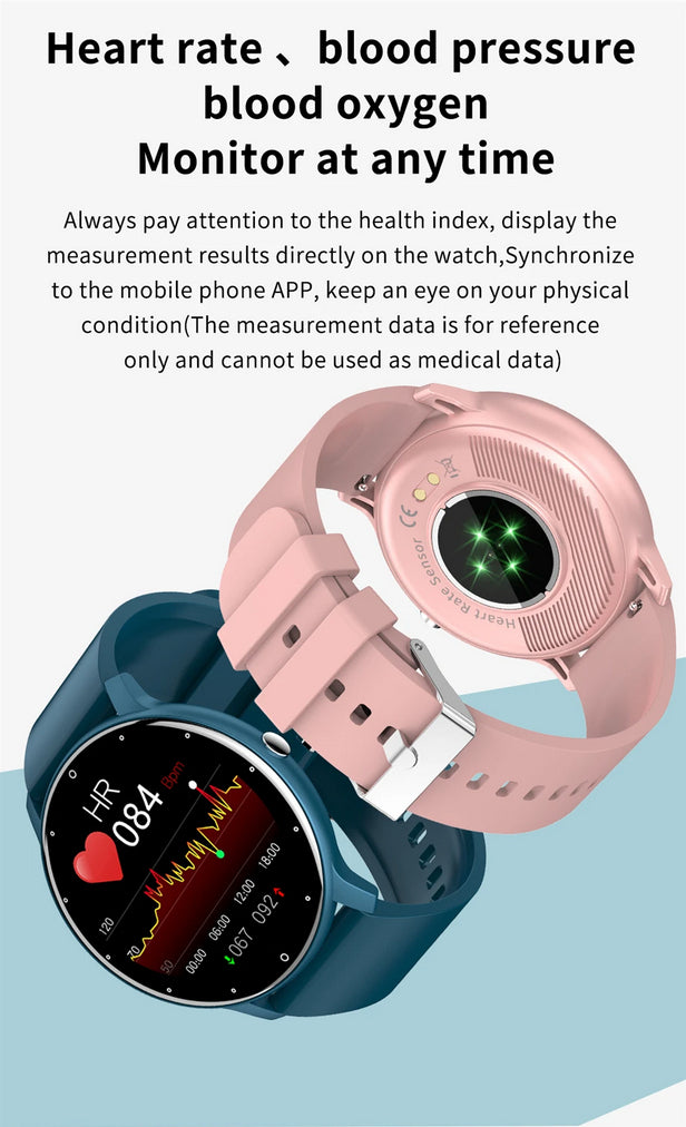 2025 Smart Watch Ladies: Chic Full-Touch Fitness & Fun Tracker