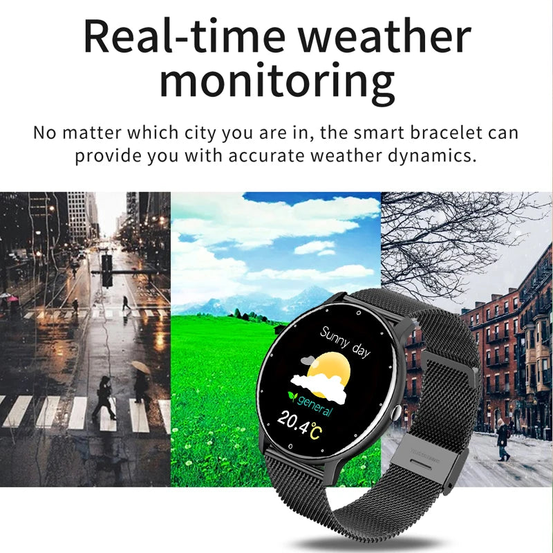 2025 Smart Watch Ladies: Chic Full-Touch Fitness & Fun Tracker