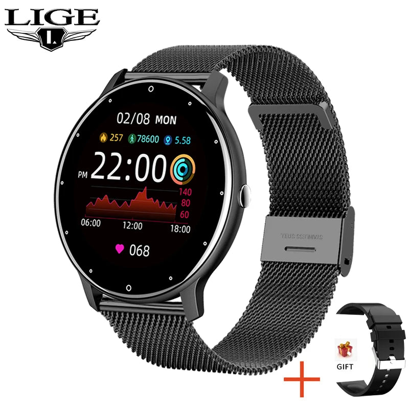2025 Smart Watch Ladies: Chic Full-Touch Fitness & Fun Tracker