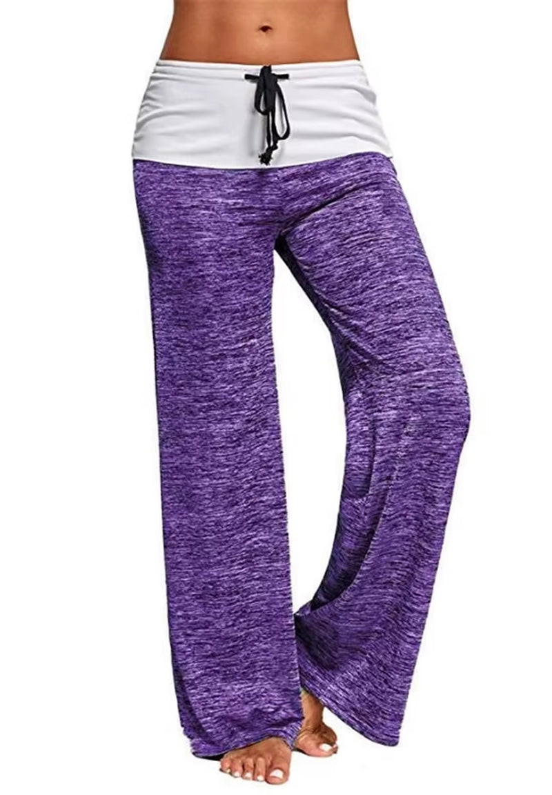 2025 Women's Casual Drawstring Loose Stretch Yoga Pants