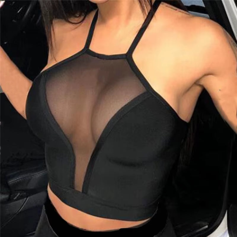 Sheer Perfection: The Crop Top That's Perfect for Layering Over or Under