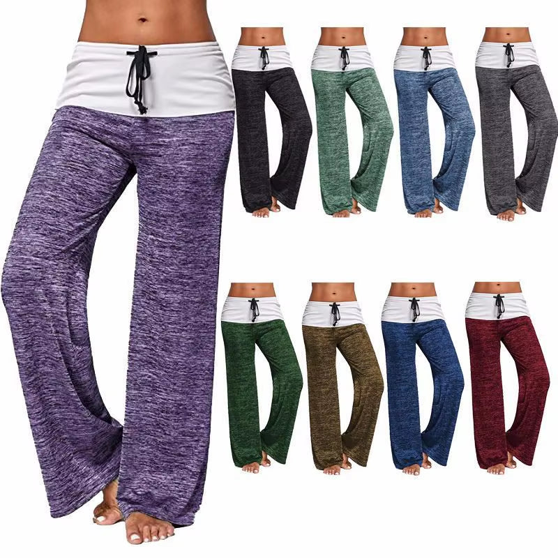 2025 Women's Casual Drawstring Loose Stretch Yoga Pants