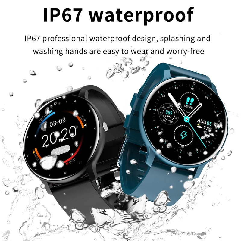 2025 Smart Watch Ladies: Chic Full-Touch Fitness & Fun Tracker