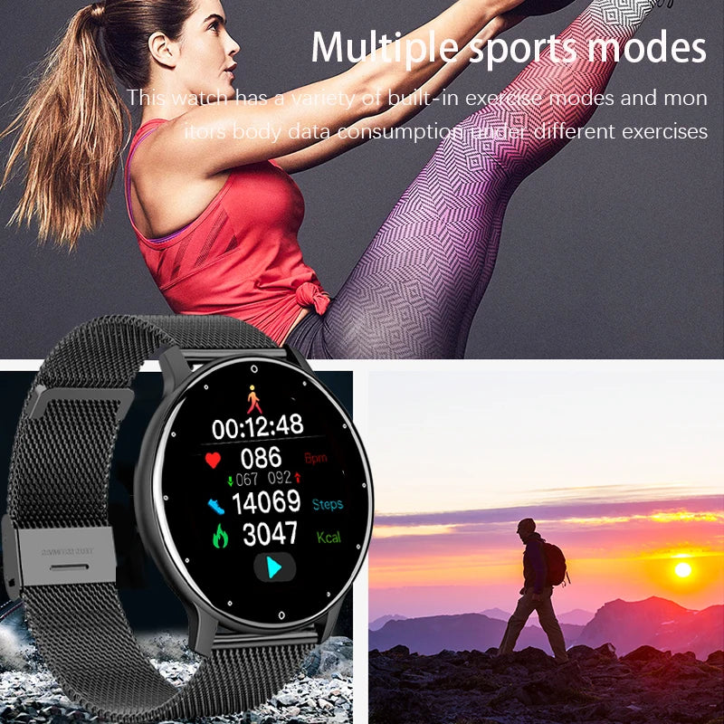 2025 Smart Watch Ladies: Chic Full-Touch Fitness & Fun Tracker