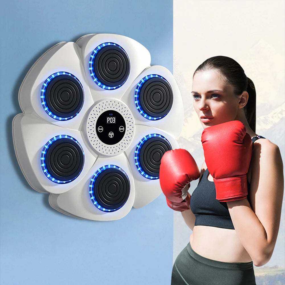 Smart LED Music Boxing Trainer: Punch Up the Fun!