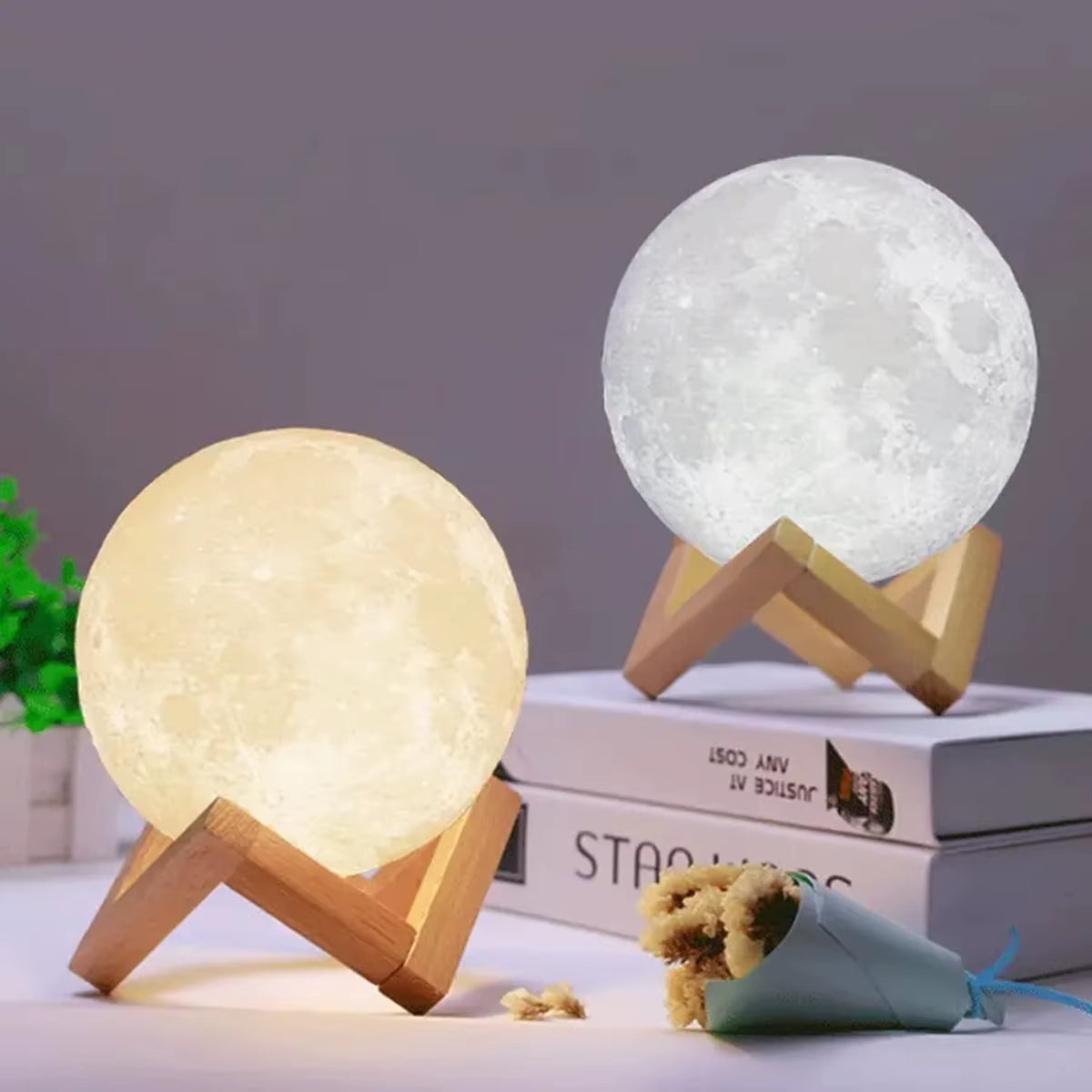 MoonGlow LED Night Light: Perfect for Kids' Rooms & Gifts!