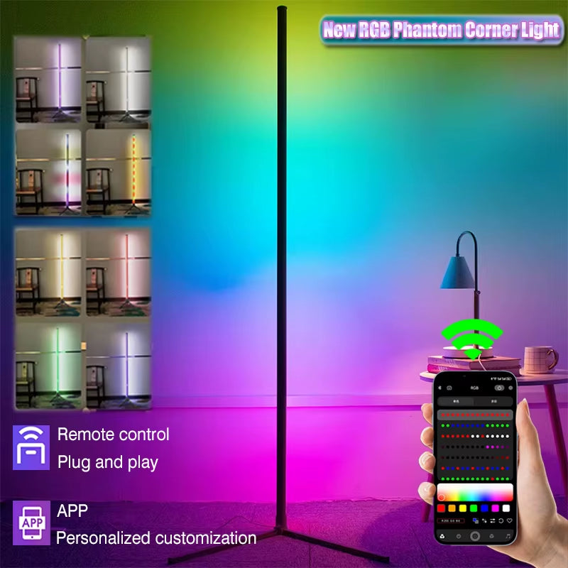 🌟 Smart RGB LED Corner Lamp: Mood Magic for Any Space 🌟