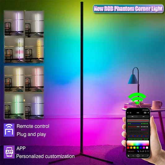 🌟 Smart RGB LED Corner Lamp: Mood Magic for Any Space 🌟